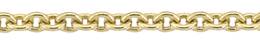2.4mm Width Round Cable Gold Filled Chain