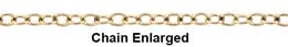1.4mm Width Round Cable Gold Filled Chain