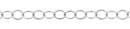 3.4MM WIDTH STERLING ROUND CABLE CHAIN 21686-SS