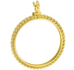 REGULAR $20 ROPE COIN FRAME 9728-14K