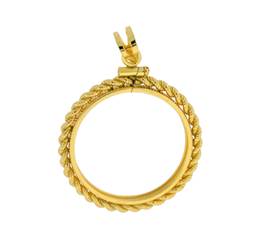 1.7MM THICK QUARTER ROPE COIN FRAME 9808-GF