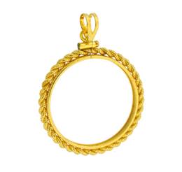 2MM THICK SACAGEWEA ROPE COIN FRAME 9811-GF