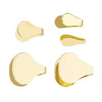 10K Gold Flat End Cap