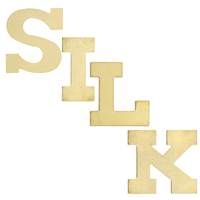 14KY Gold Initial Block Font Height 12.80mm