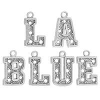 14KW Gold Initial Block Font Setting Height 9.86mm