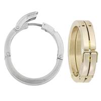 14K Finger Fit Double Band Adjustable Ring Shank