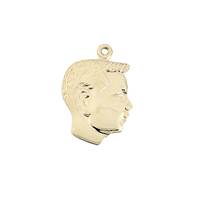 14K Boy Head Charm C-2