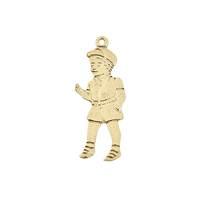 14K Boy Profile Charm C-1