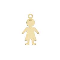 14K Boy Profile Charm C-4