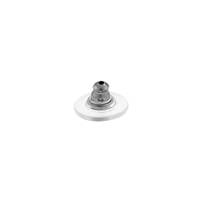 11MM EARRING NICKEL PLATED  PLASTIC EARNUTS 12581