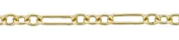 3.1mm Width Long And Short Gold Filled Chain