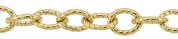5.7mm Width Twidted Oval Cable Gold Filled Chain