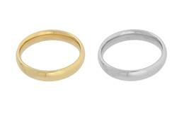 14K COMFORT-FIT BAND 4MM 13704-14K