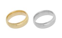 14K MILGRAIN COMFORT-FIT BAND 6MM 13886-14K