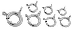 Sterling Silver Springring Clasps