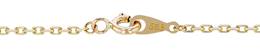 14K Ready to Wear1.0mm Drawn Cable Chian With Springring Clasp