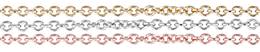 14K Gold Chain 1.5mm Width Oval Cable Chain