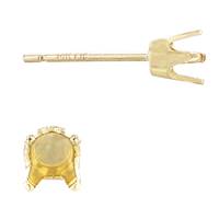 4 Prong Stud Earring