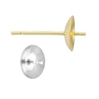 14K LIGHT WEIGHT PEARL STUD EARRINGS 3803-14K