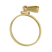 14K Screw Top Coin Bezel