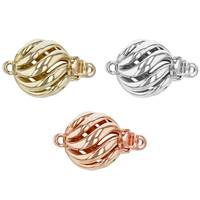 14K Spiral Bead Clasp