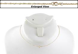 14K Ready to Wear 1.2mm Tiwsted Flat Chain Necklace