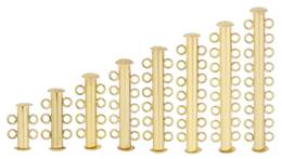 14KY 4MM WIDTH MULTI-STRAND BAR CLASPS 15587-14K