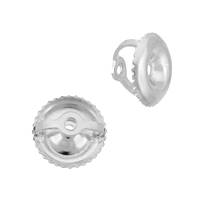 Sterling Silver Type B Threaded Earring Backs