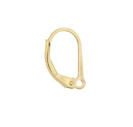 Gold Filled Open Ring Plain Leverback Earring