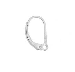 Sterling Silver Plain Leverback Earring (B)