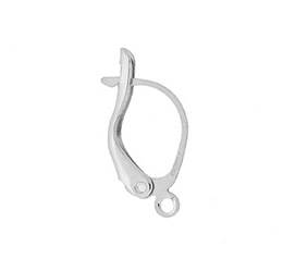 Sterling Silver Euro Leverback Earring