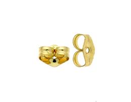 Gold Filled 5mm Earring Earnut 0.91mm Center Hole Light Weight