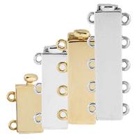 14K MULTI-STRAND FLAT BAR CLASPS 16440-14K