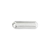 Sterling Silver Facets Oval 9.0mm Bead