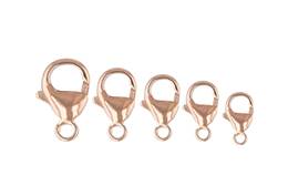 Rose Gold Filled Oval Trigger Clasp With Ring