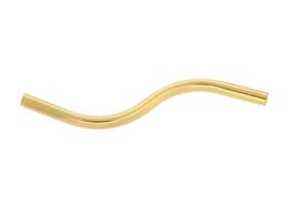Vermeil Gold Plain 1.5mm Figure-S Hollow Tube Spacer P-1