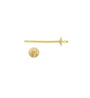 VERMEIL PEARL EARRNG  17160-VM