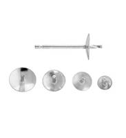 Sterling Silver Pearl Stud Earring (B)