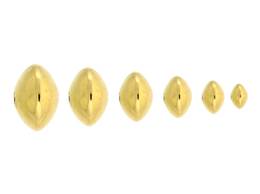 Vermeil Gold Saucer Beads