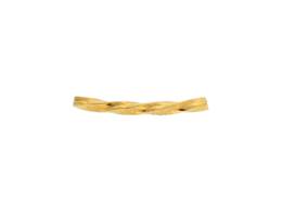 Vermeil Gold Twisted 1.5mm Hollow Tube Spacer