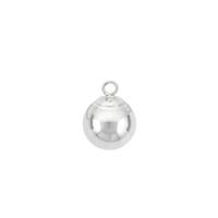 Sterling Silver Ball Pendant 4mm