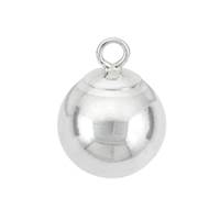 Sterling Silver Ball Pendant 8mm