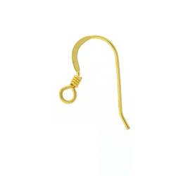 Vermeil Coil Spring Earwire Earring