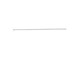 Sterling Silver 24 Gauge 1.5mm Ball Headpin 1.5-Inches