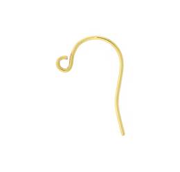 Vermeil Plain Earwire Earring