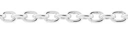 2.1mm Width Sterling Silver Oval Cable Chain