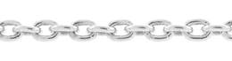 3.0mm Width Sterling Silver Oval Cable Chain