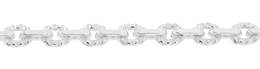 1.8mm Width Sterling Silver Knurl Oval Cable Chain