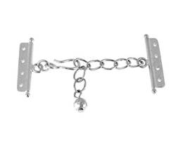 Sterling Silver Flat Adjustable Bar Clasp 25mm