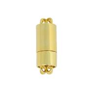 Gold Vermeil Magnetic Barrel Clasp